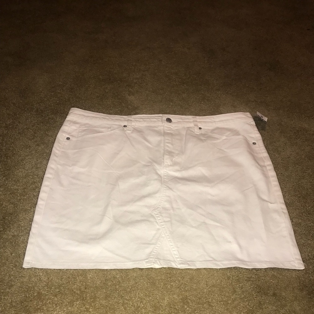 White skirt